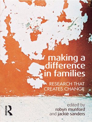 cover image of Making a Difference in Families